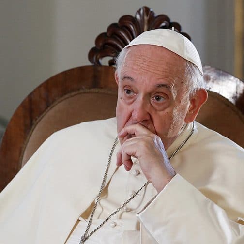 Pope kinda thinking a cool ranch wafer could actually be sick